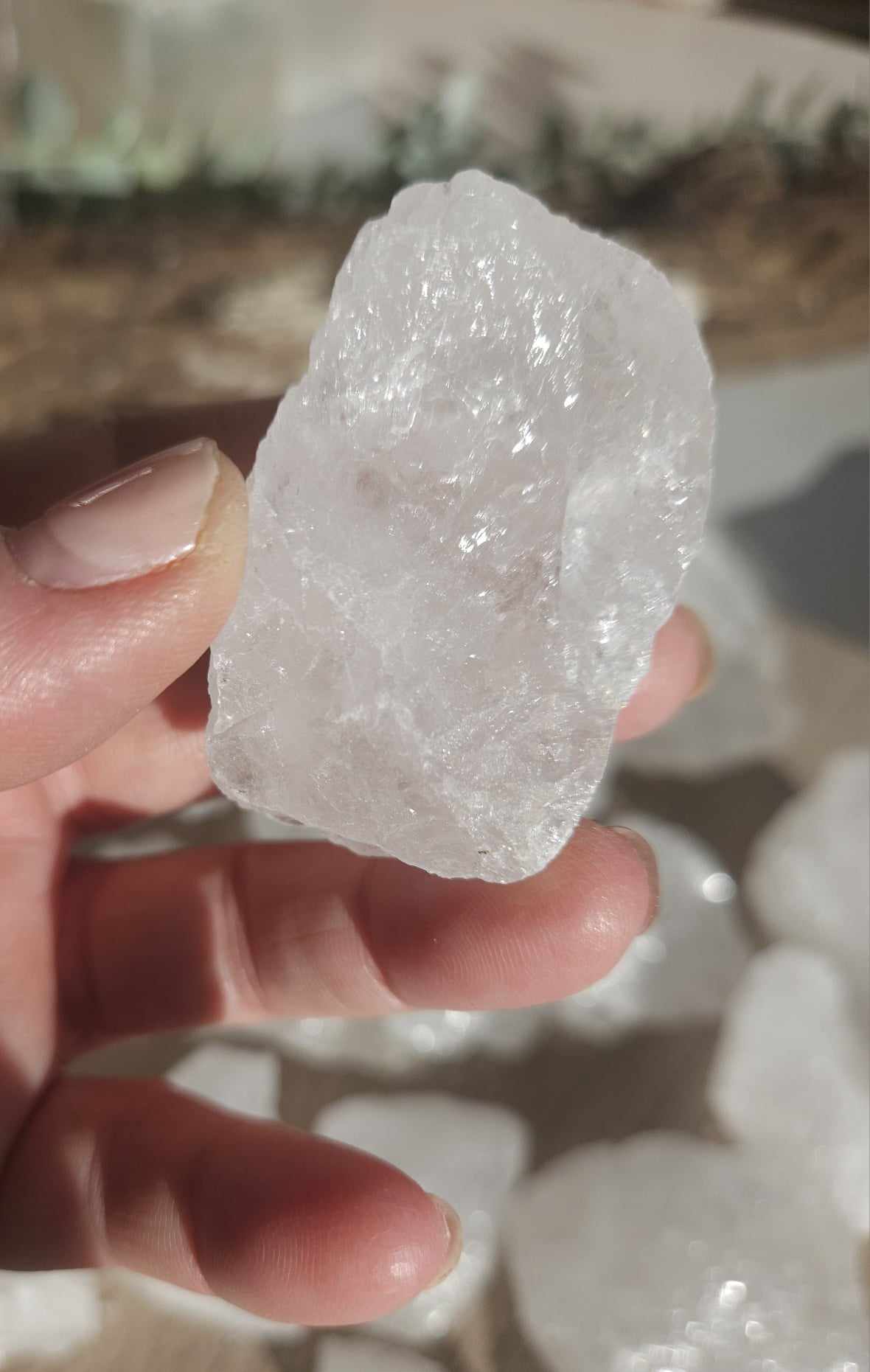 Clear Quartz Raw (Small) — Master Healing Crystal for Energy Cleansing & Focus