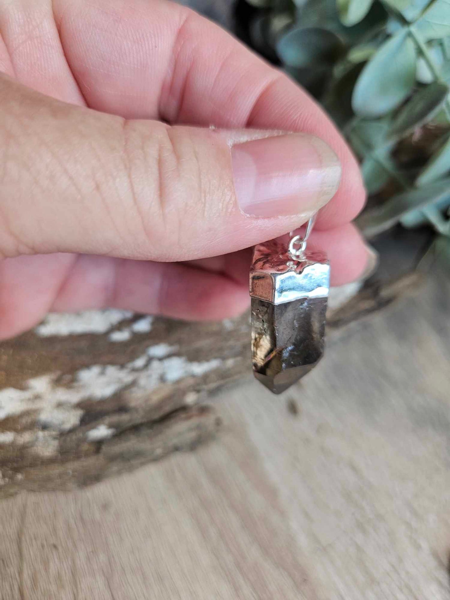 Smokey Quartz Point Pendant