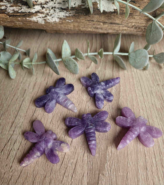 LEPEDOLITE DRAGONFLY