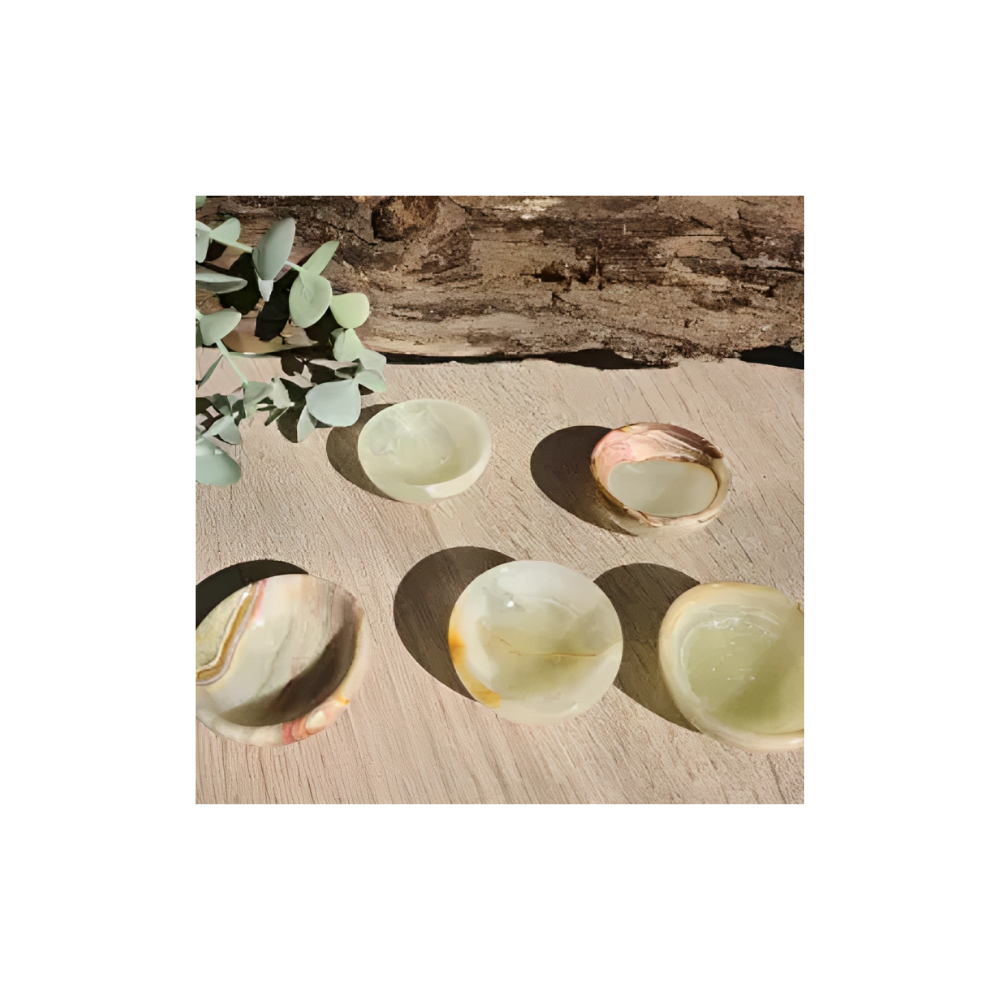 GREEN ONYX BOWL