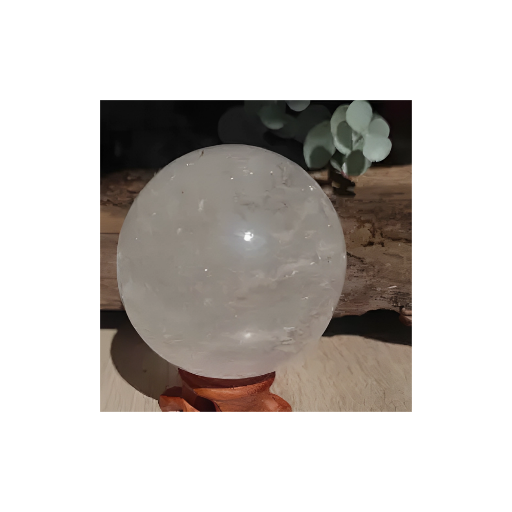 CLEAR QUARTZ SPHERE