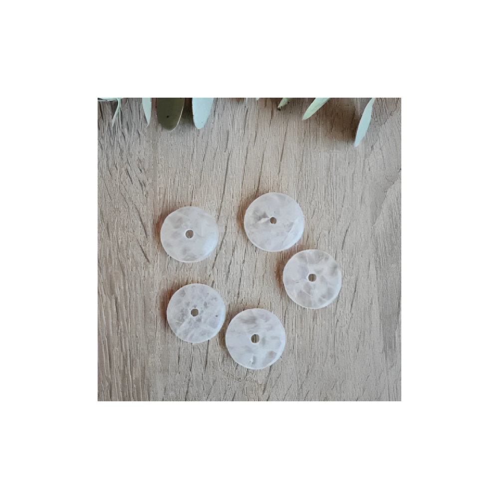ROSE QUARTZ DONUT SPHERES
