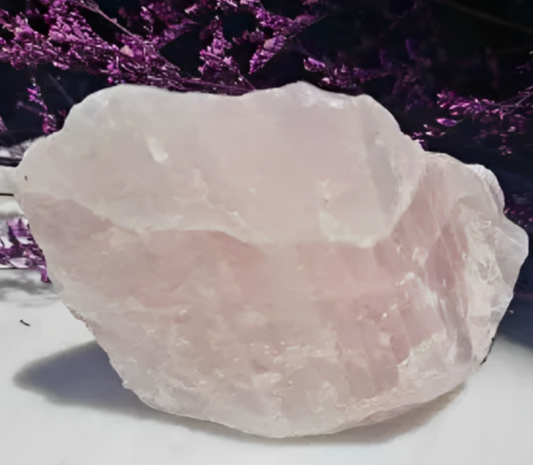 African Rose Quartz – Raw Heart Healing Crystal for Love, Peace & Compassion