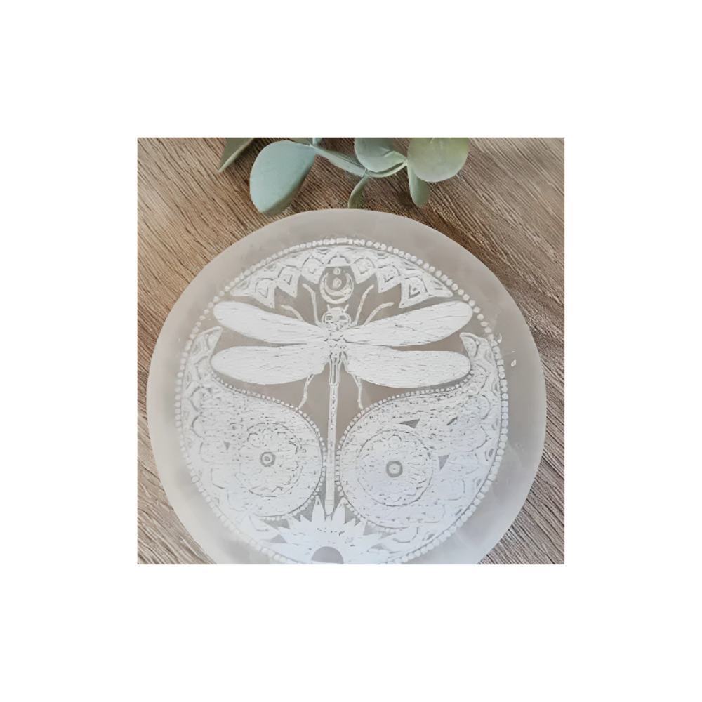 DRAGONFLY MANDALA DISK