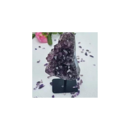 A Grade Amethyst Cluster Display Piece – Premium Healing Crystal for Home & Spiritual Decor