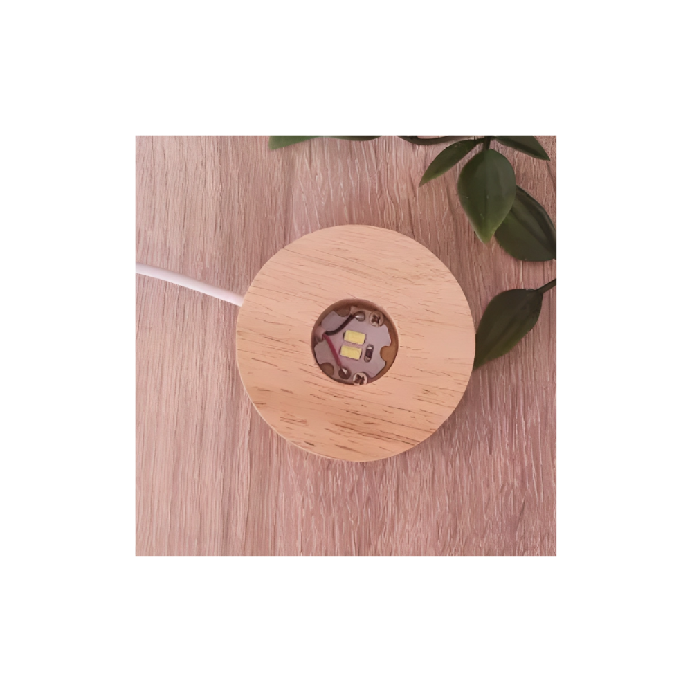 Buddha Crystal Sphere with LED Light Base – Peace, Healing & Display Piece