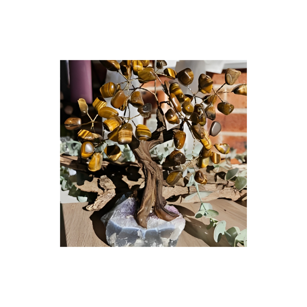 TIGERS EYE BONSAI TREE