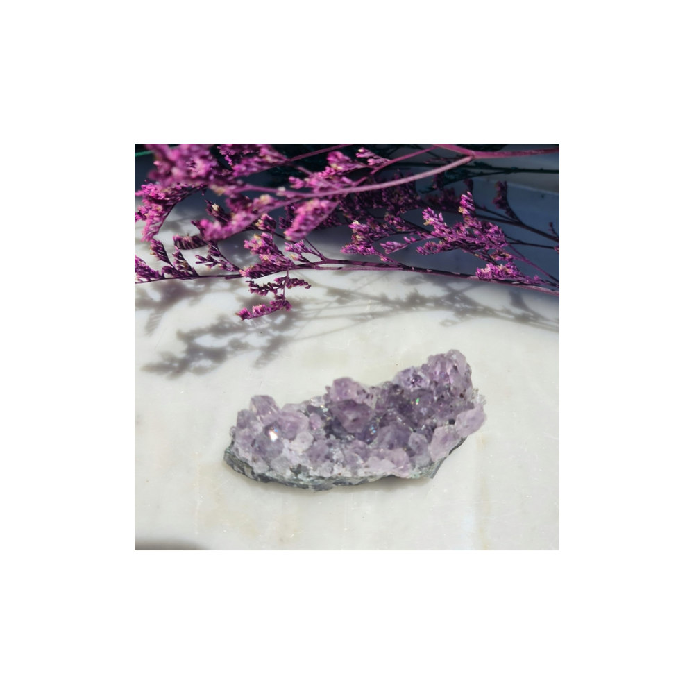 Lilac Amethyst Clusters – Soft Purple Healing Crystals for Peace, Intuition & Energy Cleansing