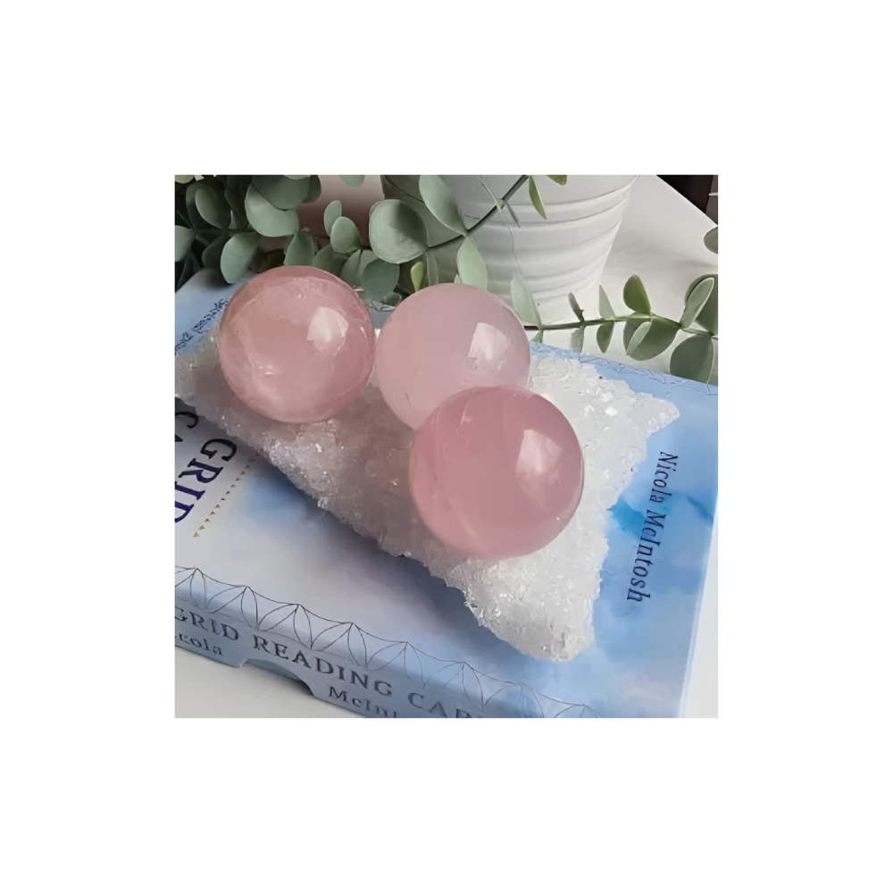ROSE QUARTZ SPHERES