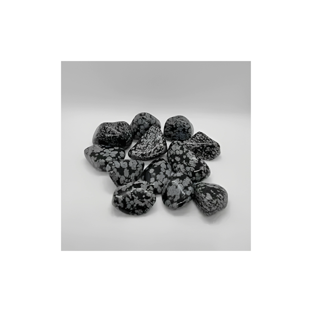 SNOWFLAKE OBSIDIAN TUMBLES