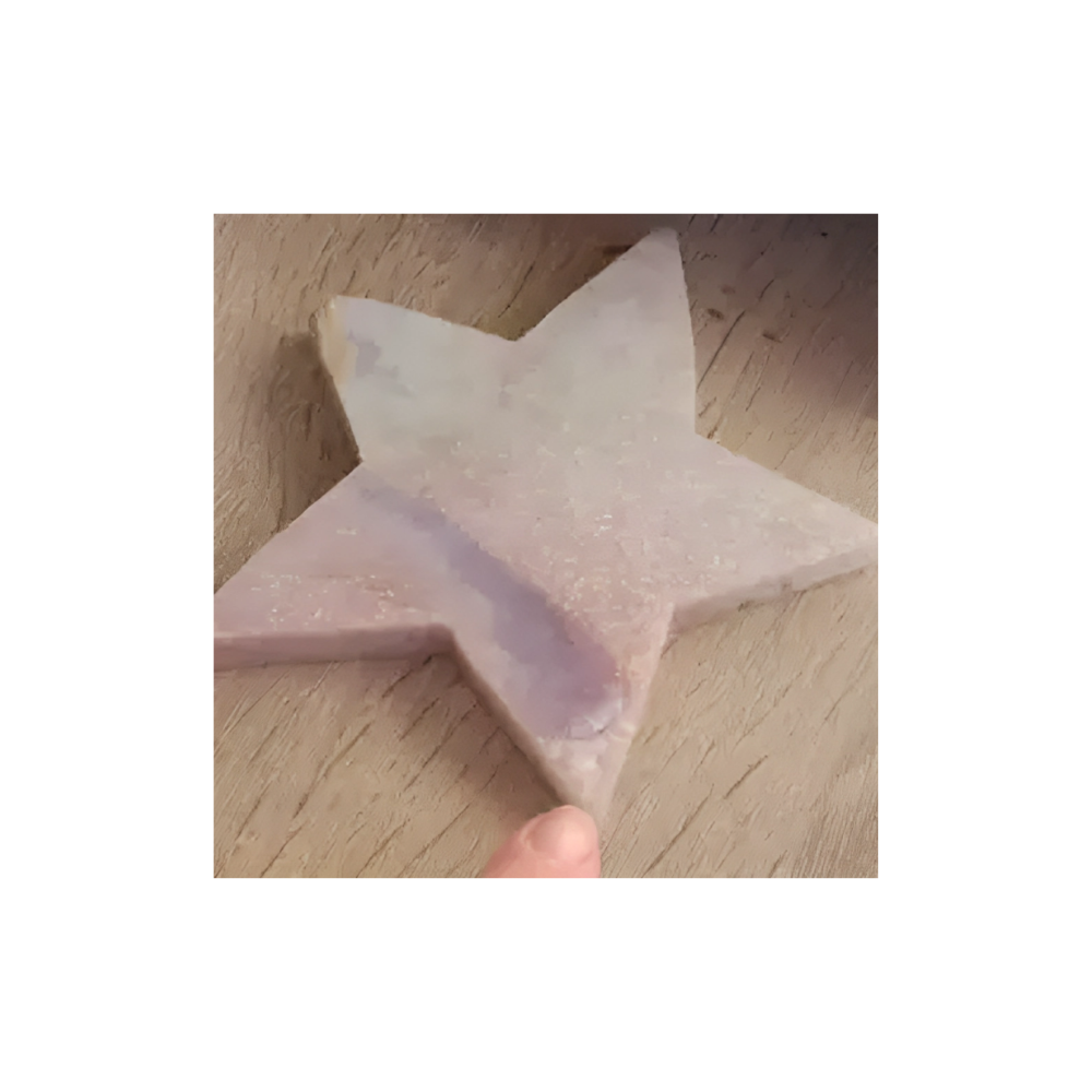 Pink Amethyst Star – Calming Crystal for Love, Balance & Spiritual Healing