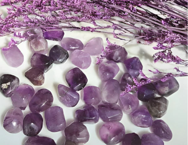 Amethyst Mini Tumbles – Small Healing Crystals for Meditation, Chakra Balancing & Calm