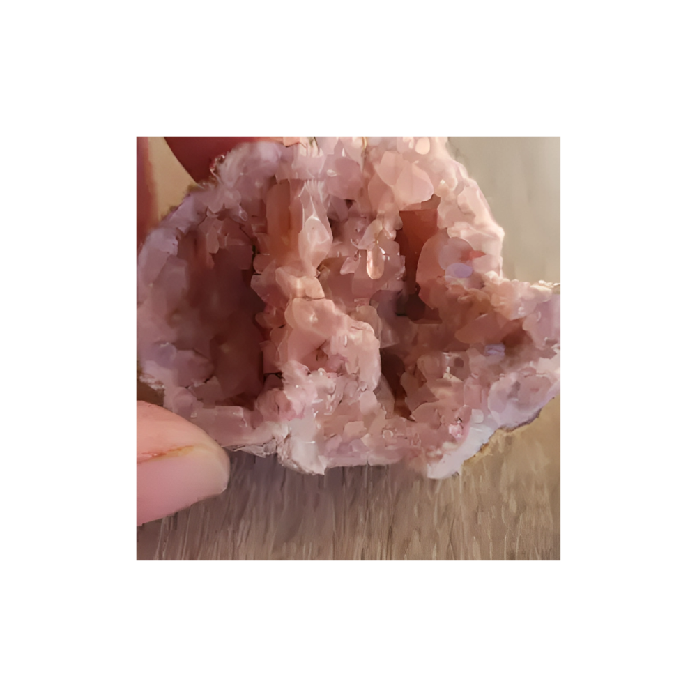 PINK AMETHYST GEODE 5