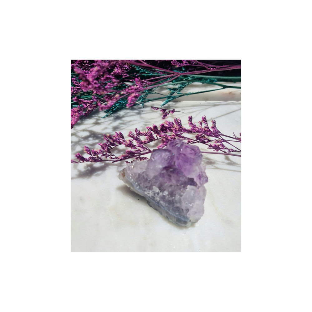 Lilac Amethyst Clusters – Soft Purple Healing Crystals for Peace, Intuition & Energy Cleansing