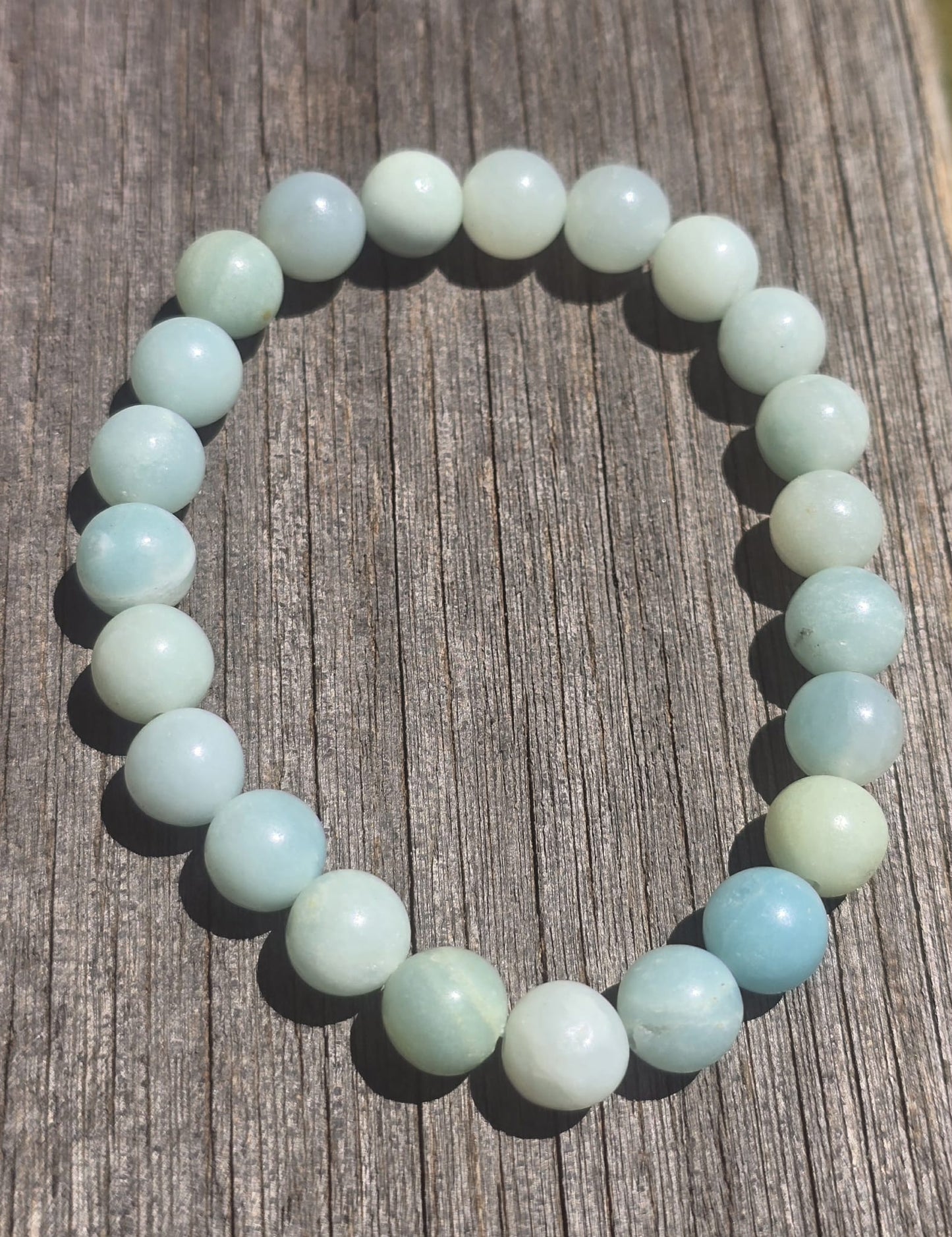 Amazonite Bracelet – A Grade Crystal for Calm & Communication