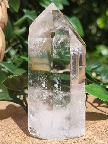 Clear Quartz Point #1 — Energy Amplifier for Clarity, Protection & Manifestation