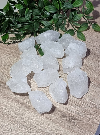 Clear Quartz Raw (Small) — Master Healing Crystal for Energy Cleansing & Focus