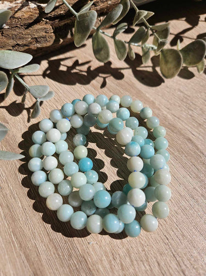 Amazonite Bracelet 8mm – Calming Crystal for Balance & Clarity