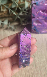 Rainbow Aura Sphalerite Points