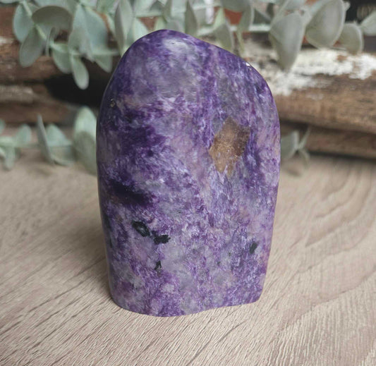 Charoite Free Form 2 – Rare Transformation Crystal for Inner Strength & Spiritual Growth