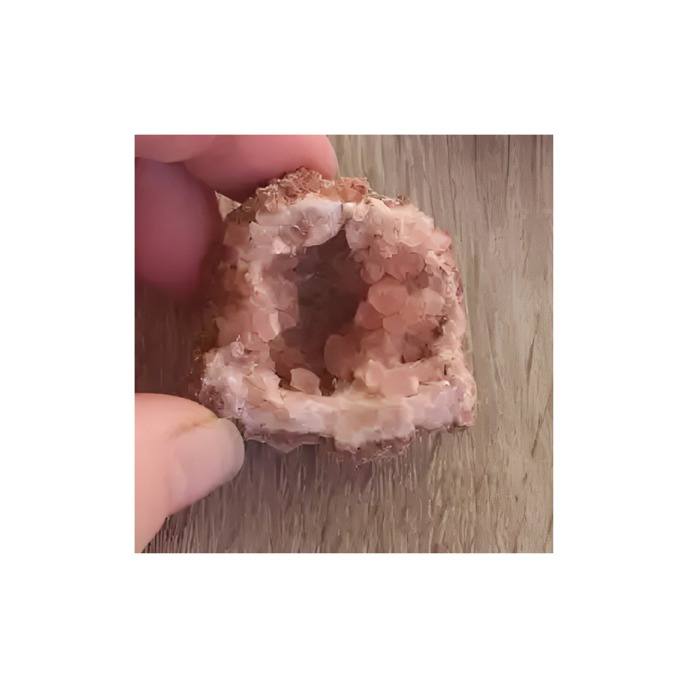 PINK AMETHYST GEODE 7
