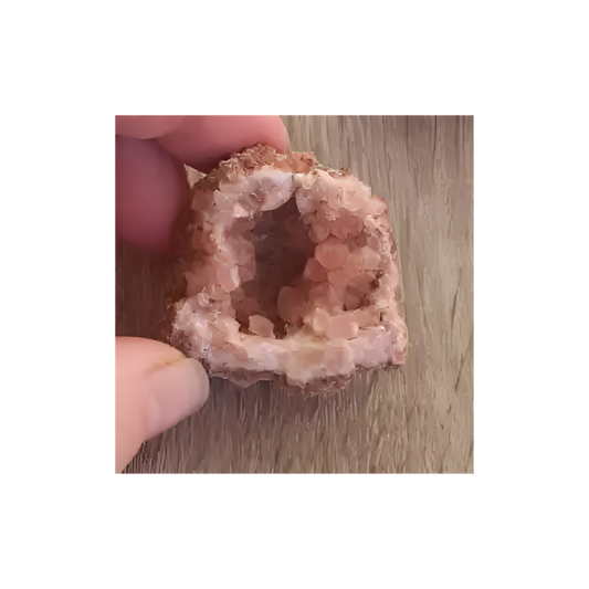PINK AMETHYST GEODE 7