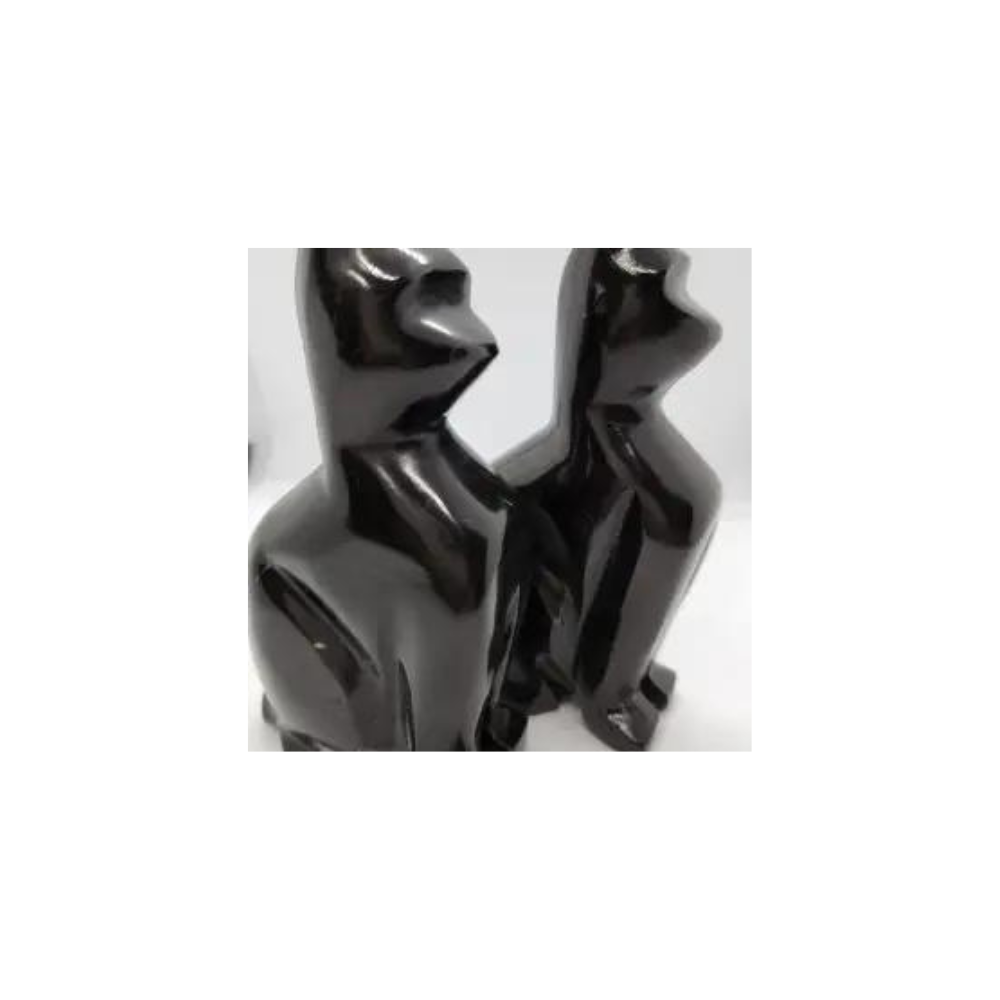 Black Onyx Egyptian Cat – Protective & Mystical Crystal Statue