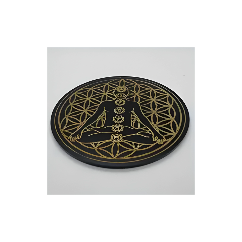 Body Chakra Gridding Disc – Energy Alignment Tool for Crystal Healing & Meditation