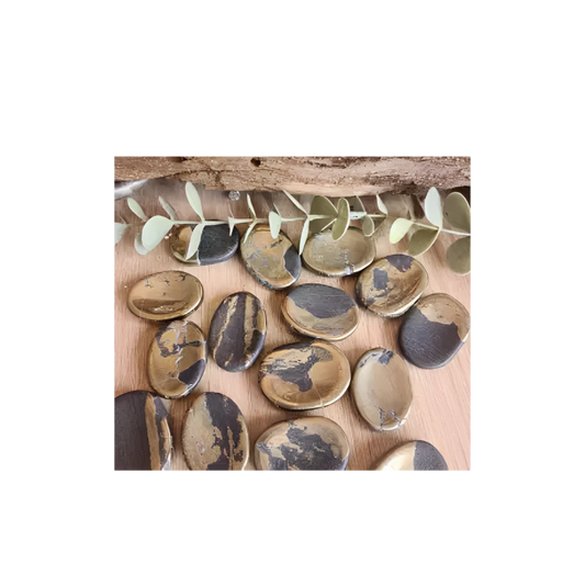 Apache Gold Worry Stones – Grounding Crystal for Stress Relief, Focus & Protection
