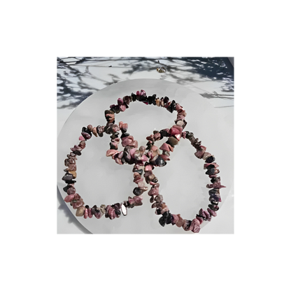 RHODONITE CHIP BRACELET