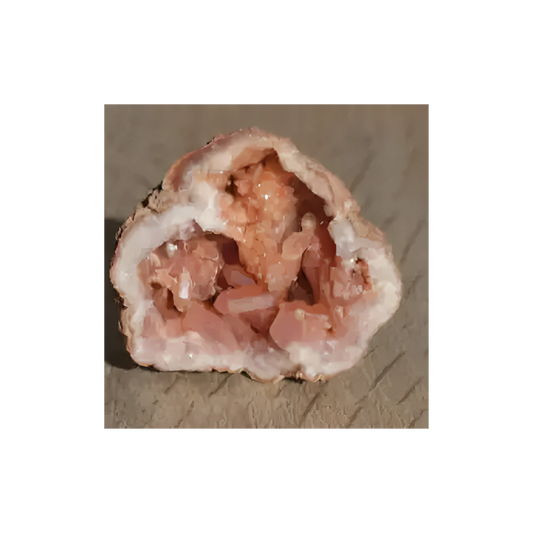 PINK AMETHYST GEODE 8