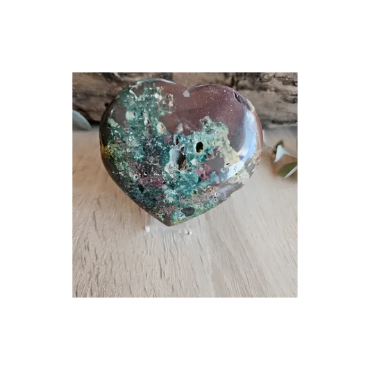 OCEAN JASPER HEART 8 - LARGE
