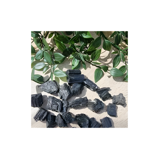 Black Tourmaline Rough Stone – Natural Protection & Energy Shielding