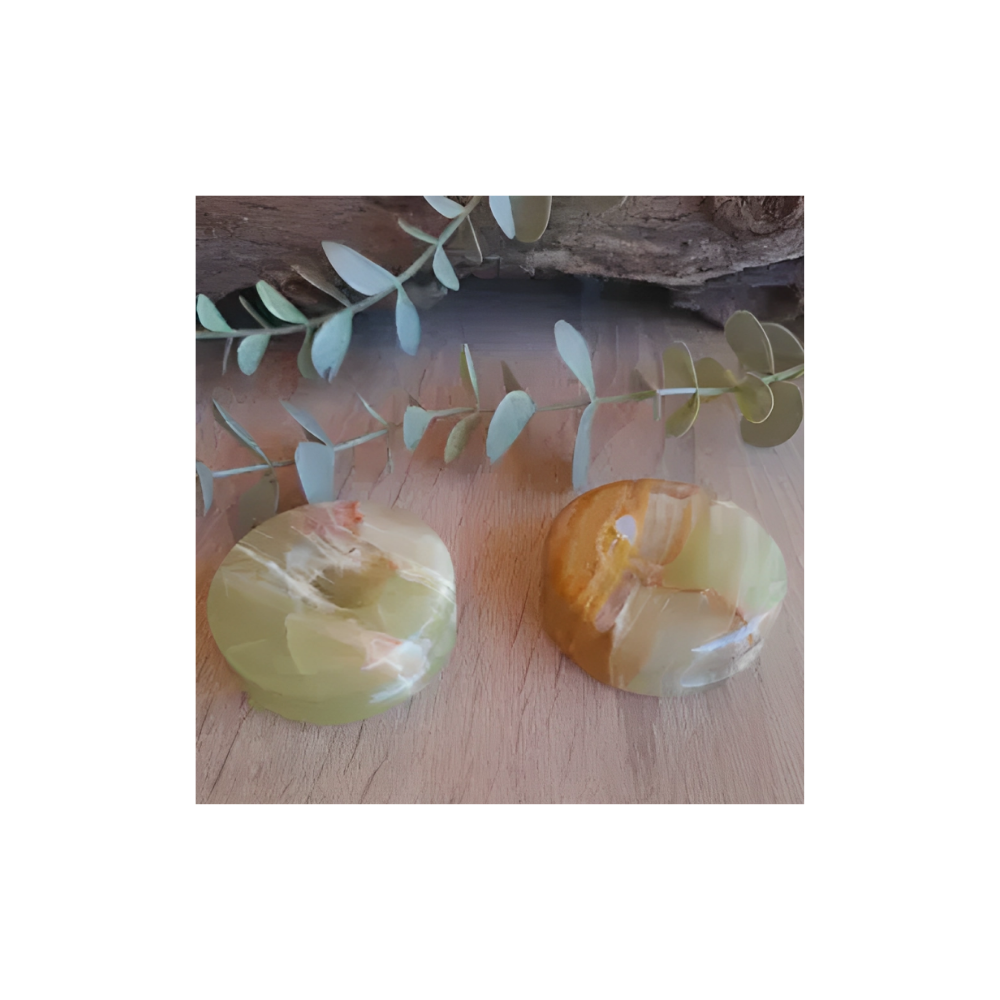 GREEN ONYX SPHERE HOLDER