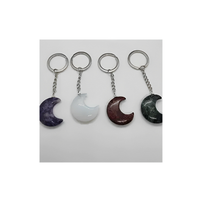 CRYSTAL MOON KEYRINGS