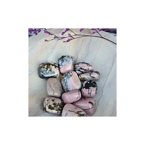 RHODONITE TUMBLED