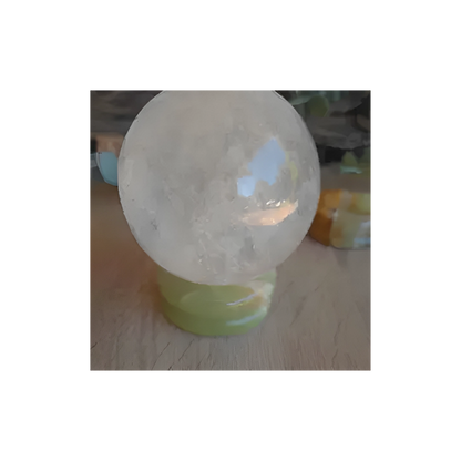 GREEN ONYX SPHERE HOLDER