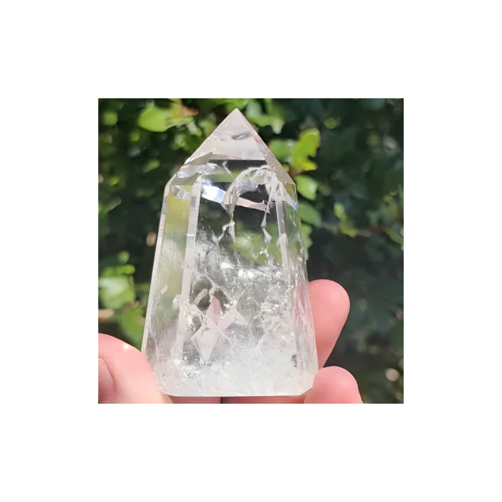 Fire and Ice Quartz Point – Crystal of Light, Transformation & Inner Awakening