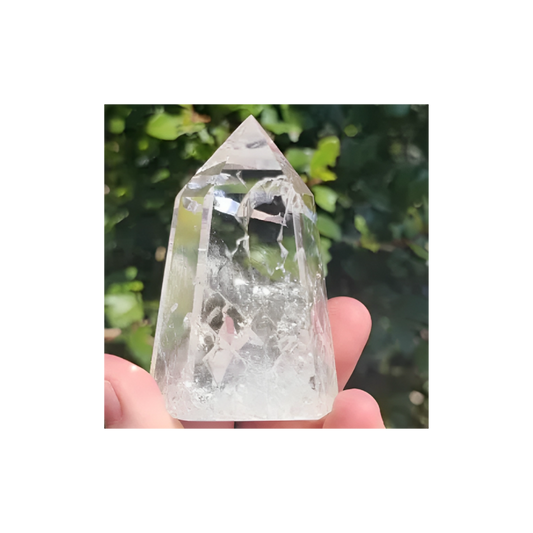 Fire and Ice Quartz Point – Crystal of Light, Transformation & Inner Awakening