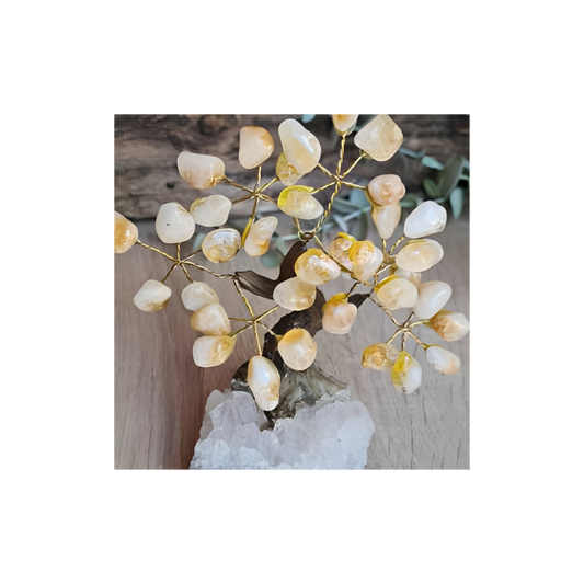 Citrine Bonsai Tree – Crystal Tree for Abundance, Positivity & Manifestation