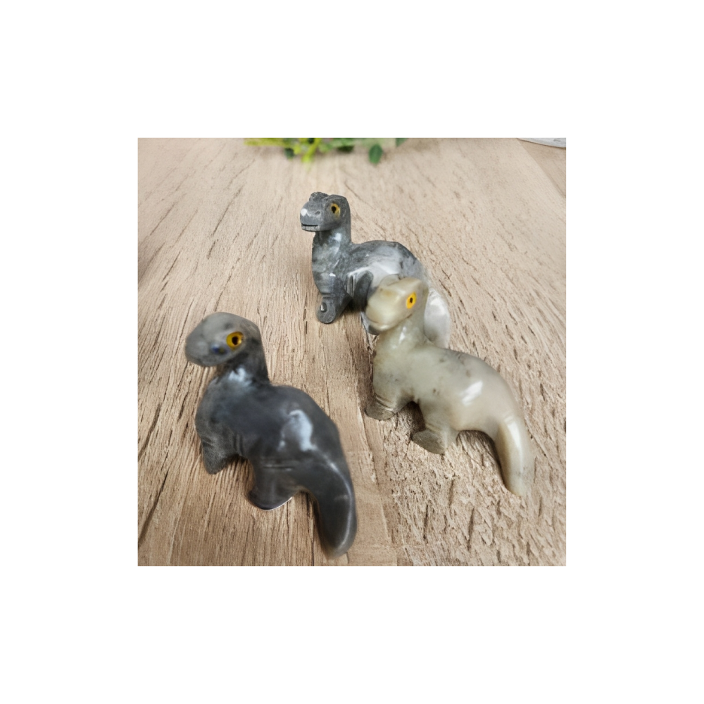 Brachiosaurus Dinosaur Crystal Carving – Unique Collectible for Strength & Grounding