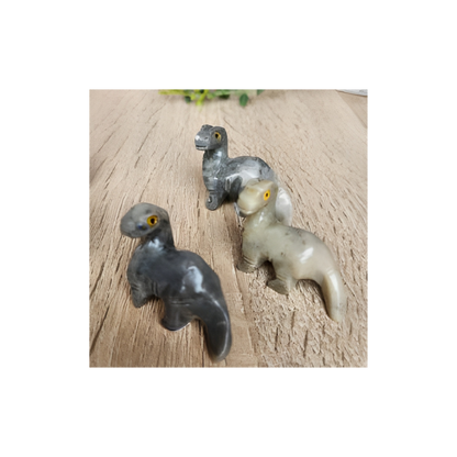 Brachiosaurus Dinosaur Crystal Carving – Unique Collectible for Strength & Grounding