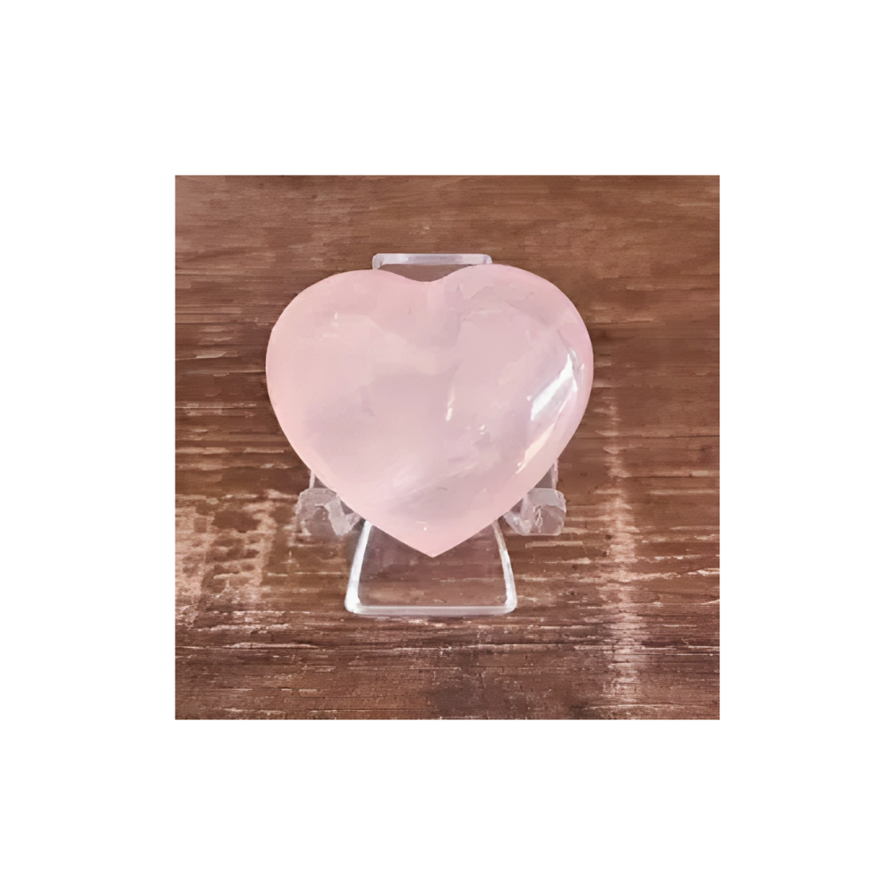 ROSE QUARTZ HEART – MINI