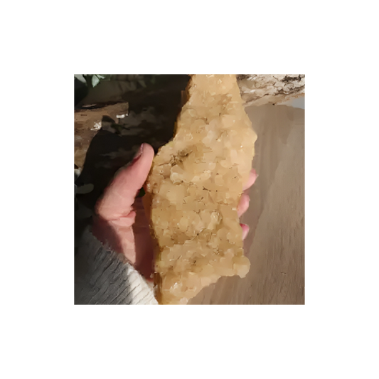 Orange Halite Raw Stone – Confidence, Clarity & Energy Clearing Crystal #2