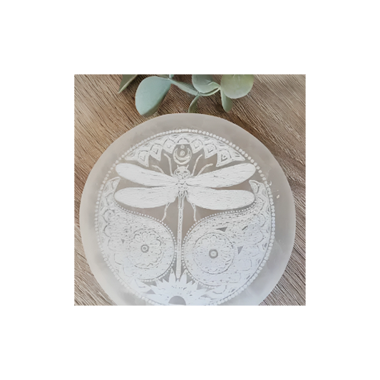 DRAGONFLY MANDALA DISK