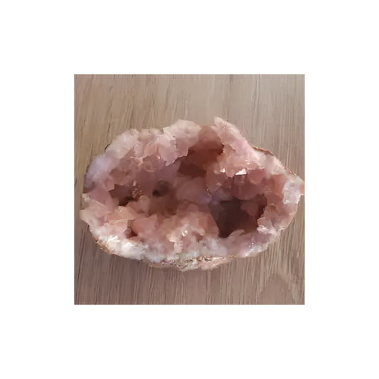 PINK AMETHYST GEODE CLUSTER 3