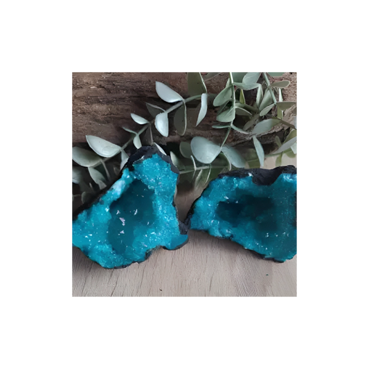 GREEN AQUA GEODES