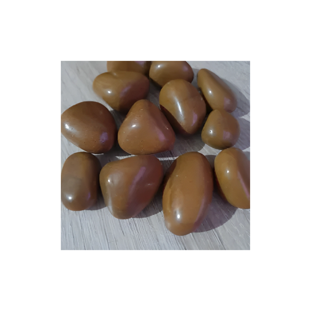Brown Jasper Tumbled Stone – Grounding & Stability Crystal