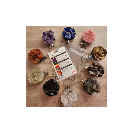 CRYSTAL STONE BADGE