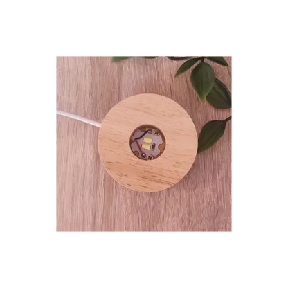 Buddha Crystal Sphere with LED Light Base – Peace, Healing & Display Piece